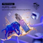 Tugboat Mega Flow 4000 Puffs Disposable Pod Red Energy UAE