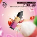 Tugboat Mega Flow 4000 Puffs Disposable Pod Strawberry Lychee Dubai