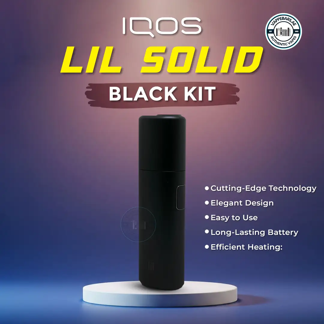 IQOS LIL SOLID BLACK KIT in UAE