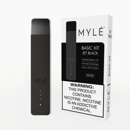 V4 Jet Black – MYLÉ Pod Vape Device in UAE