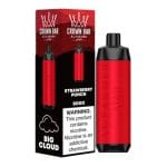 Al Fakher Crown Bar 8000 Puffs Dtl Disposable Strawberry Punch in UAE