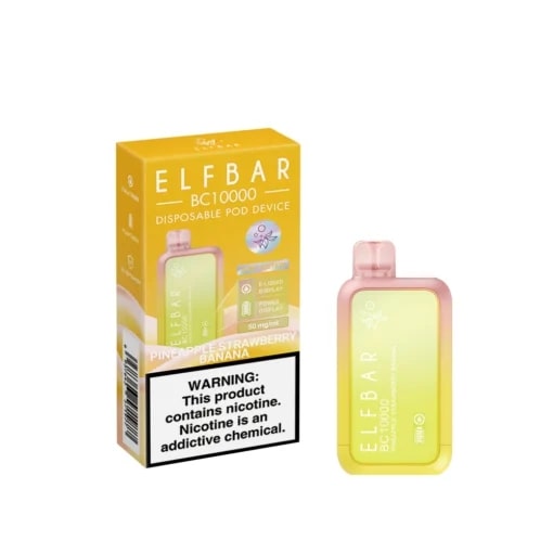 Elf Bar BC10000 Disposable Vape Pineapple Strawberry Banana Dubai Elf Bar BC10000 Disposable Vape Pineapple Strawberry Banana Dubai