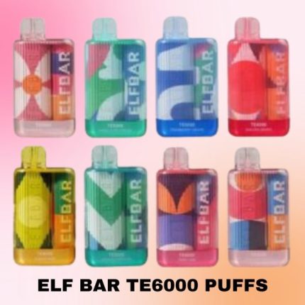 Elf Bar TE6000 Puffs Disposable in Dubai