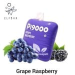 Elfbar Pi9000 Disposable Vape 9000 Puffs Grape Raspberry in Dubai