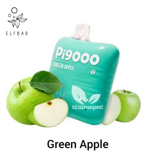 Elfbar Pi9000 Disposable Vape 9000 Puffs Green Apple in Dubai Elfbar Pi9000 Disposable Vape 9000 Puffs Green Apple in Dubai