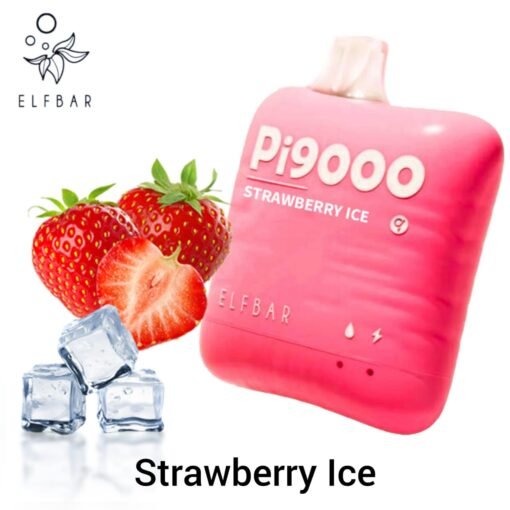 Elfbar Pi9000 Disposable Vape 9000 Puffs Strawberry Ice in Dubai Elfbar Pi9000 Disposable Vape 9000 Puffs Strawberry Ice in Dubai
