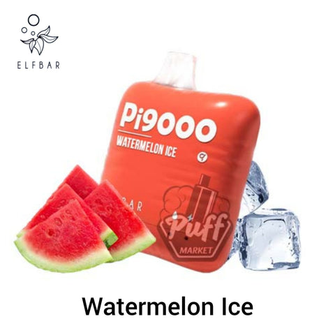 Elfbar Pi9000 Disposable Vape 9000 Puffs Watermelon ice Dubai Elfbar Pi9000 Disposable Vape 9000 Puffs Watermelon ice Dubai