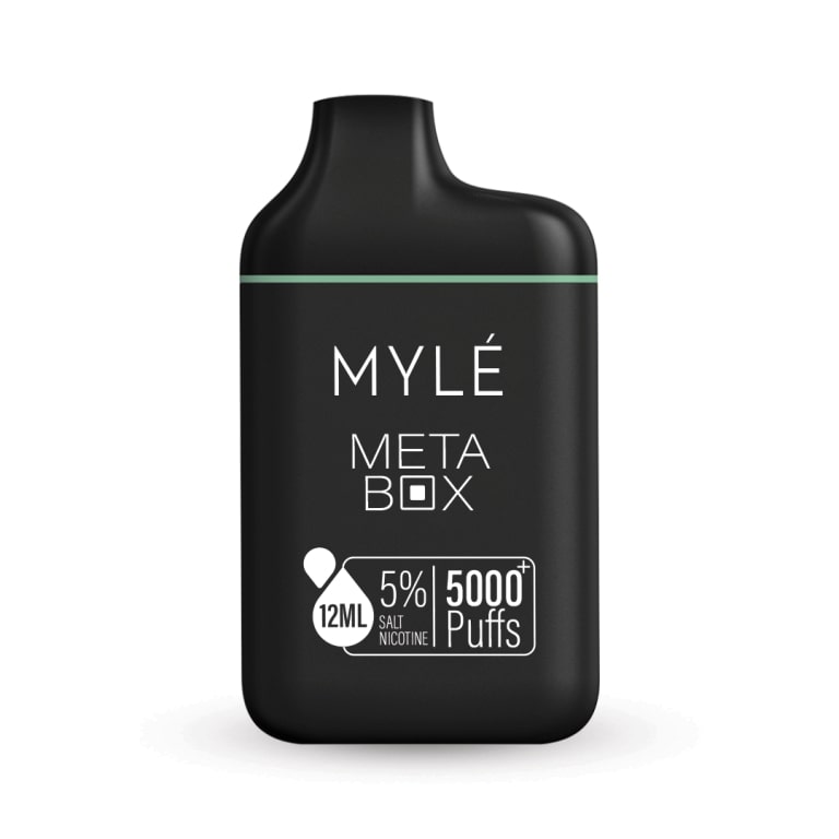 Myle Meta Box 5000 Puffs Disposable Vape Iced Mint in UAE Myle Meta Box 5000 Puffs Disposable Vape Iced Mint in UAE