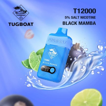 Tugboat T12000 Disposable Vape Black Mamba in Dubai