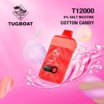 Tugboat T12000 Disposable Vape Cotton Candy in Dubai