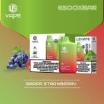 US Vape XBAR 6500 Puffs Disposable Grape Strawberry in UAE