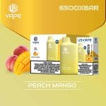 US Vape XBAR 6500 Puffs Disposable Peach Mango in Dubai