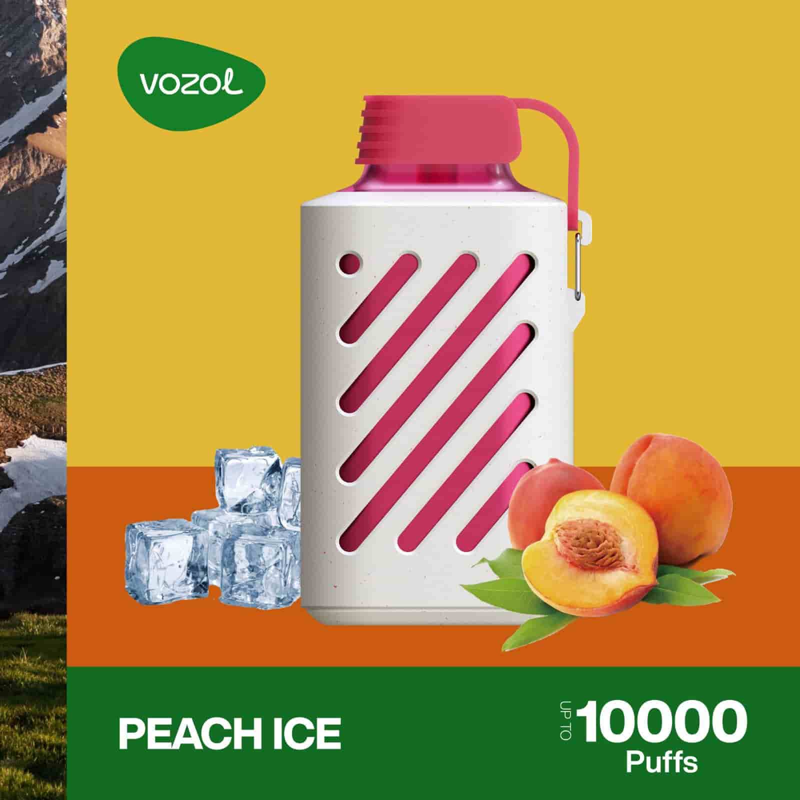 Vozol Gear 10000 Disposable Vape Peach Ice in Dubai Vozol Gear 10000 Disposable Vape Peach Ice in Dubai