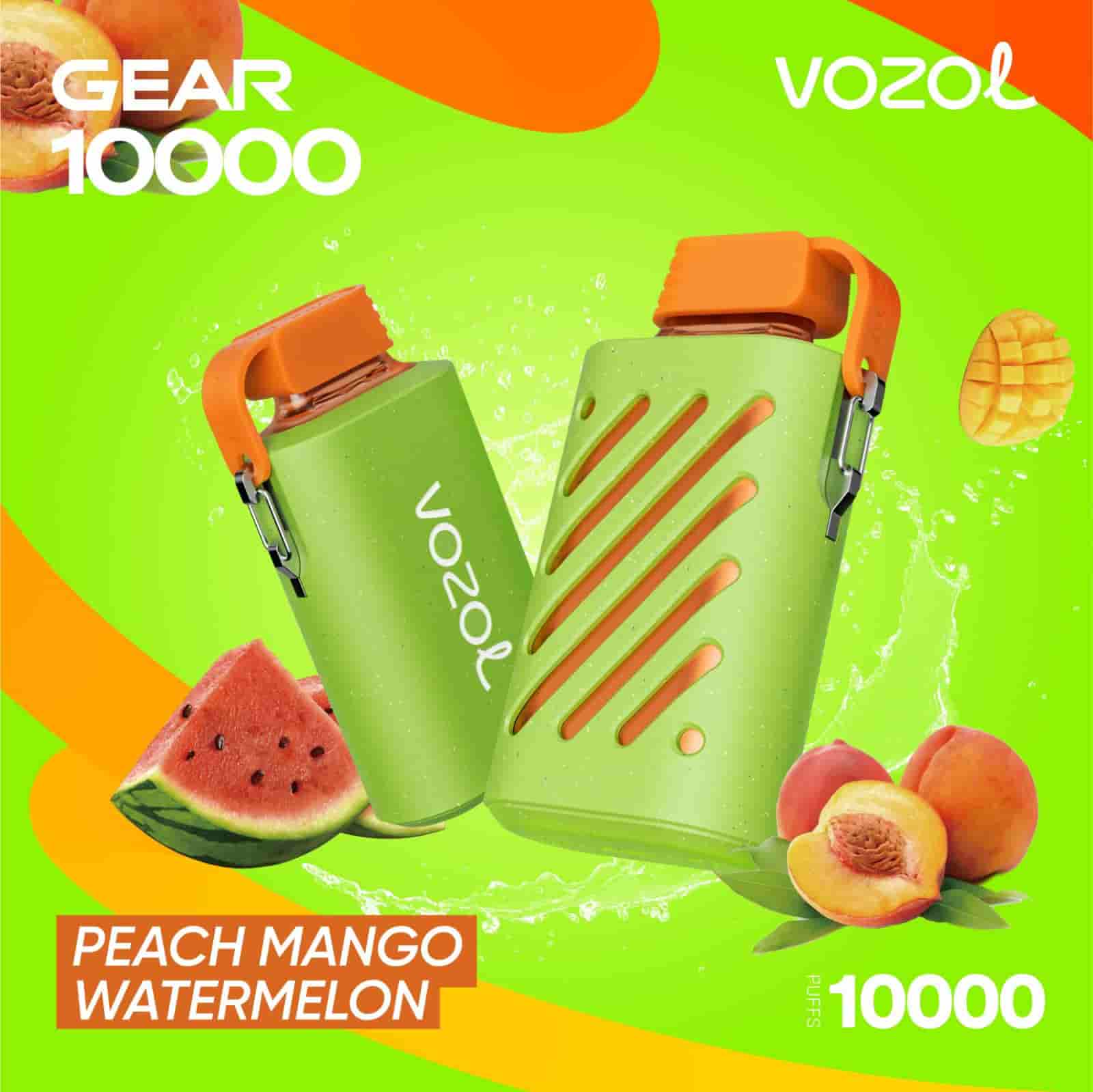 Vozol Gear 10000 Disposable Vape Peach Mango Watermelon UAE Vozol Gear 10000 Disposable Vape Peach Mango Watermelon UAE
