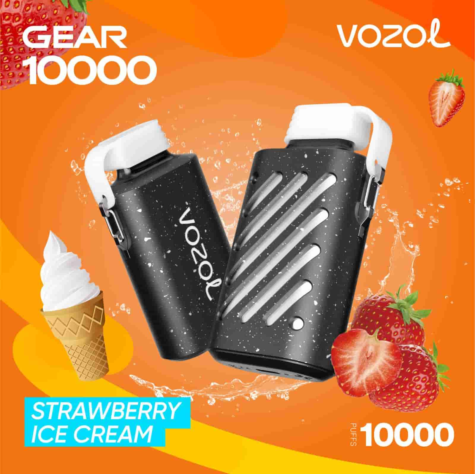 Vozol Gear 10000 Disposable Vape Strawberry Ice Cream in Dubai Vozol Gear 10000 Disposable Vape Strawberry Ice Cream in Dubai