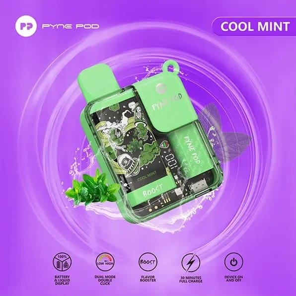 Pyne Pod Boost 8500 Puffs Cool Mint Pyne Pod Boost 8500 Puffs Cool Mint