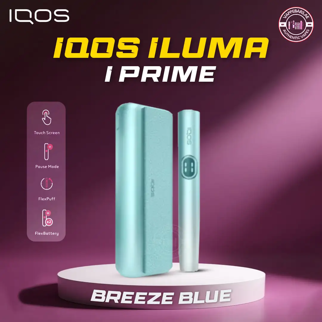 IQOS Iluma Prime I Breeze Blue In Dubai UAE IQOS Iluma Prime I Breeze Blue In Dubai UAE