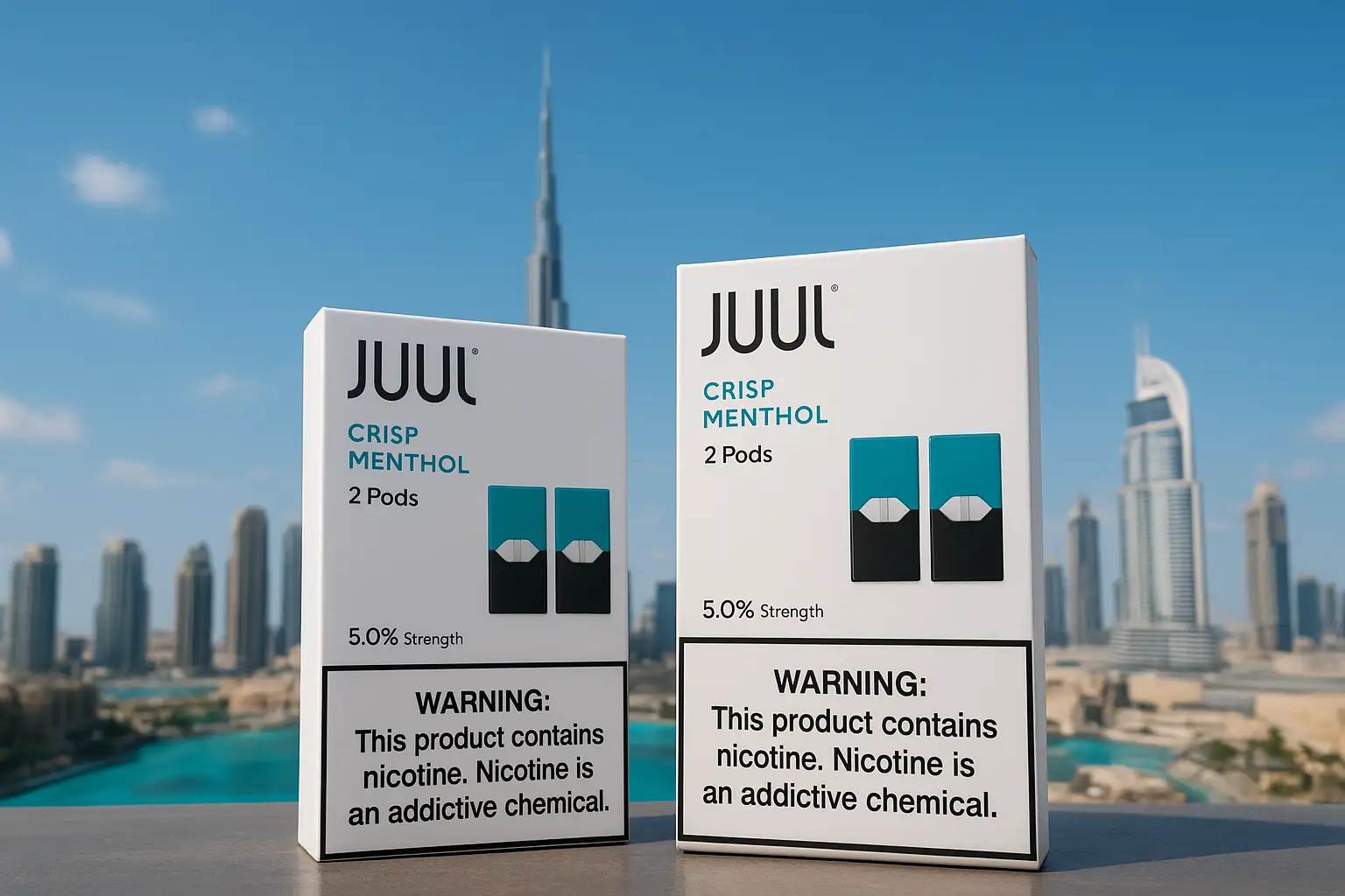 Crisp Menthol Juul 2 Pods in Dubai UAE