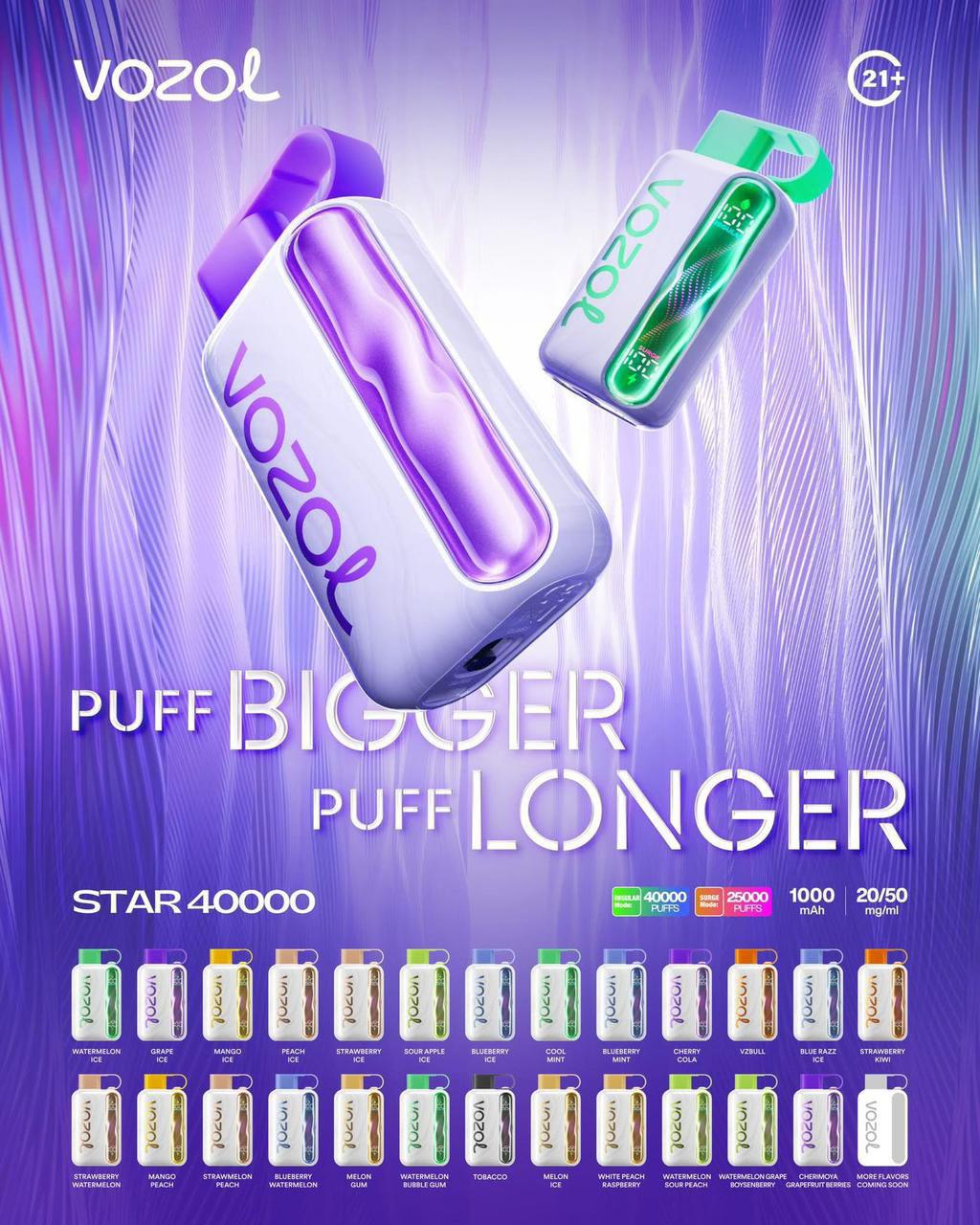 Vozol Star 40000 Puffs Disposable Vape Vozol Star 40000 Puffs Disposable Vape In UAE