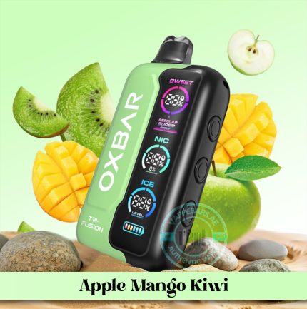 OXBAR TRI Fusion 45000 puffs Disposable Vape Apple Mango Kiwi in Dubai UAE