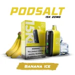 Pod Salt 15000 Puffs Disposable Vape 20mg Banana Ice In Dubai UAE