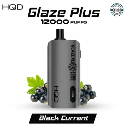 HQD Glaze Plus 12000 Puffs Black Currant Disposable Vape In UAE