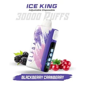 ELFBAR Ice King 30k Blackberry Cranberry Disposable Vape in UAE