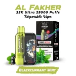 Al Fakher 25K Ultra Disposable Vape 25000 Puffs Blackcurrant Mint in Dubai