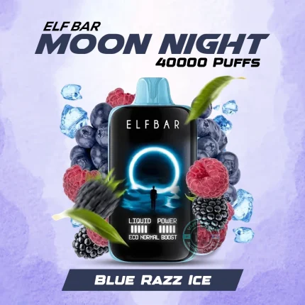 ELF BAR MOON NIGHT BLUE RAZZ ICE 40K Puffs in UAE