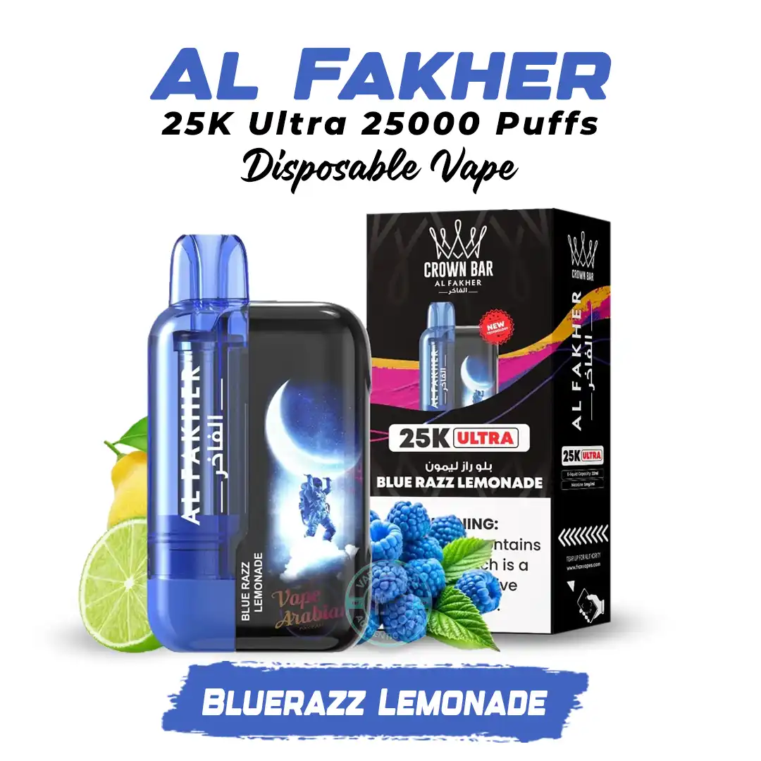 Al Fakher 25K Ultra Disposable Vape 25000 Puffs Bluerazz Lemonade in Dubai Al Fakher 25K Ultra Disposable Vape 25000 Puffs Bluerazz Lemonade in Dubai