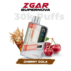 Zgar Supernova 30000 Puffs Cherry Cola Disposable Vape 20mg In UAE