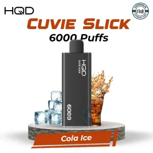 HQD Cuvie Slick 6000 Puffs Cola Ice Disposable Vape in UAE