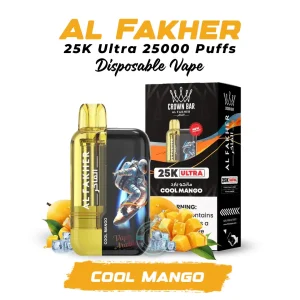 Al Fakher 25K Ultra Disposable Vape 25000 Puffs Cool Mango in Dubai