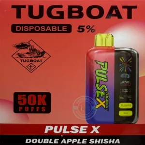 Tugboat PULSE X 50K Double apple shisha in UAE