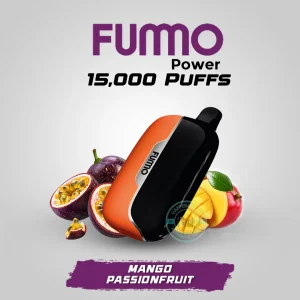 Fummo Power 15000 Puffs Mango Passionfruit Disposable Vape in Dubai