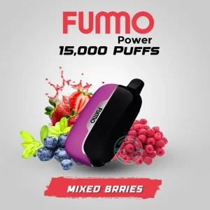 Fummo Power 15000 Puffs Watermelon Mixed Brries Disposable Vape in Dubai