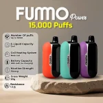 Fummo Power 15000 Puffs Disposable Vape in Dubai