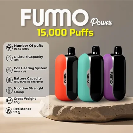 Fummo Power 15000 Puffs Disposable Vape in Dubai