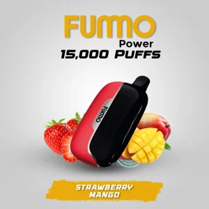 Fummo Power 15000 Puffs Strawberry Mango Disposable Vape in Dubai
