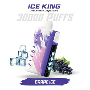 ELFBAR Ice King 30k Grape Ice Disposable Vape in UAE