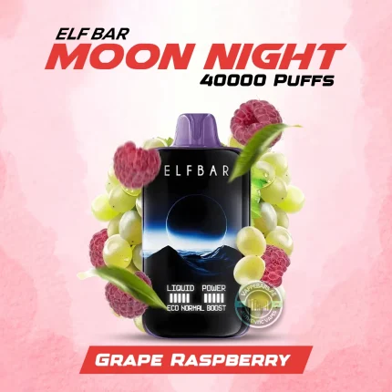 Elf Bar Moon Night Grape Raspberry 40K Puffs in UAE