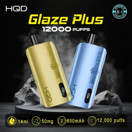 HQD Glaze Plus 12000 Puffs Disposable Vape In UAE