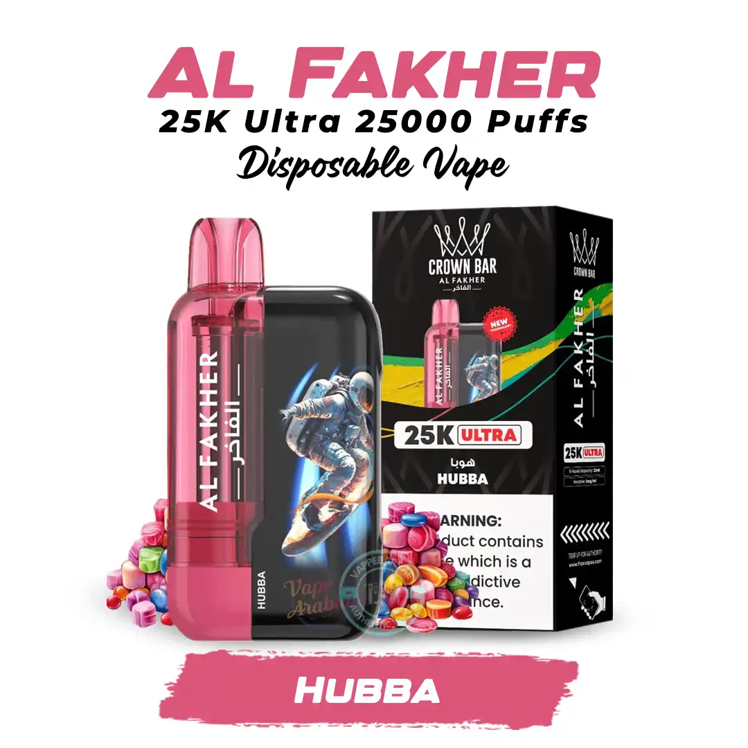 Al Fakher 25K Ultra Disposable Vape 25000 Puffs Hubba in Dubai Al Fakher 25K Ultra Disposable Vape 25000 Puffs Hubba in Dubai