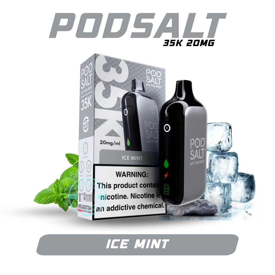 Pod Salt 35k Puffs Disposable Vape ICE mint In Dubai Pod Salt 35k Puffs Disposable Vape ICE mint In Dubai