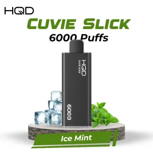 HQD Cuvie Slick 6000 Puffs Ice Mint Fruit Disposable Vape in UAE