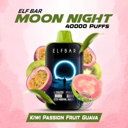 Elfbar Moonnight 40000 Puffs Kiwi Passion Fruit Guava in UAE