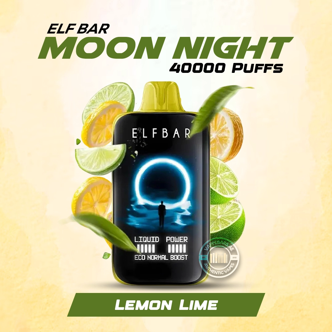 Elfbar Moonnight 40000 Puffs Lemon Lime in UAE Elfbar Moonnight 40000 Puffs Lemon Lime in UAE