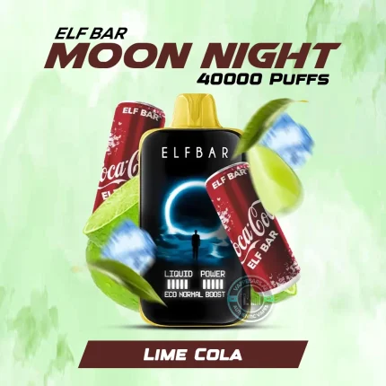 Elfbar Moonnight 40k Puffs Lime Cola in UAE