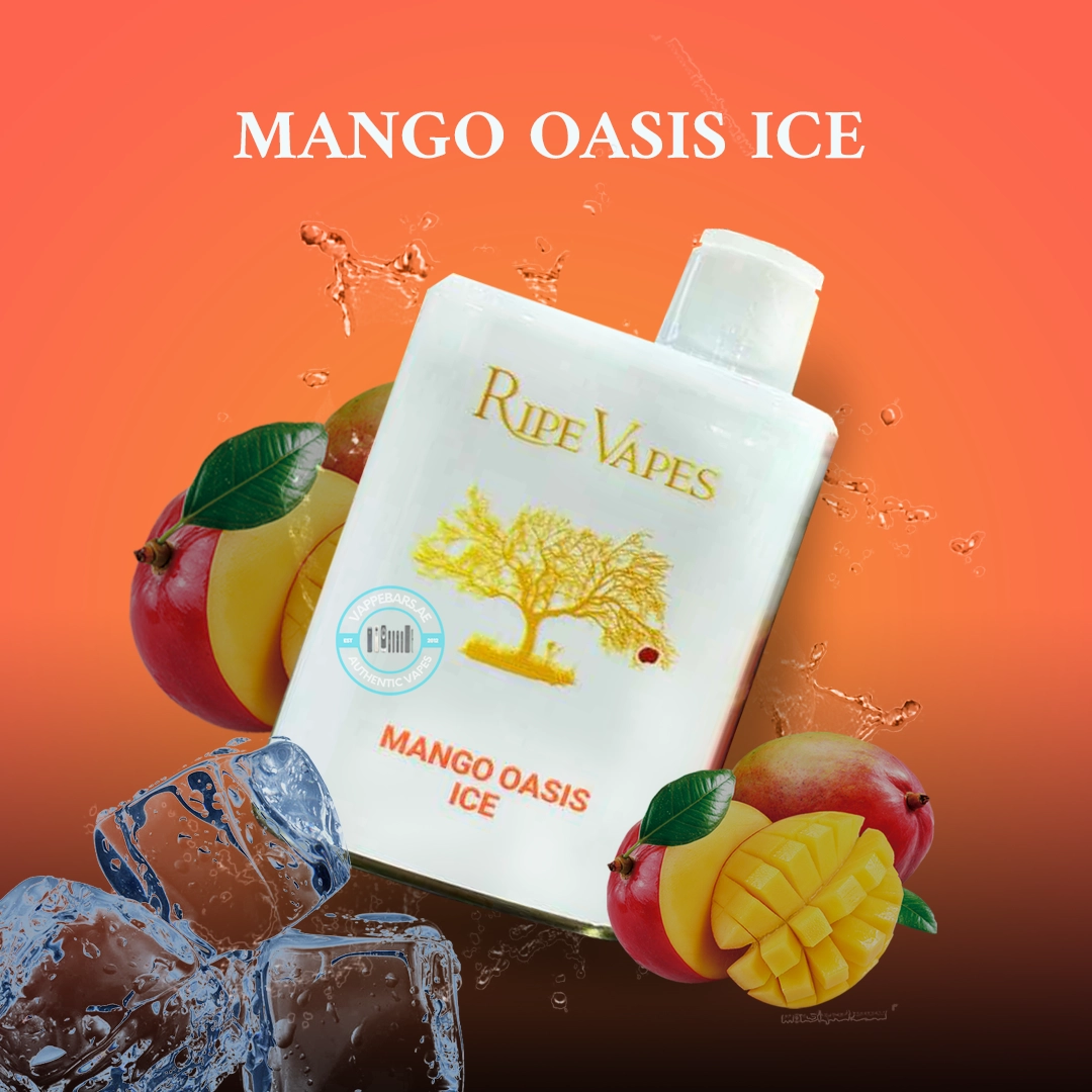 Ripe Vapes IVORY 40000 Puffs Disposable Vape MANGO OASIS ICE In UAE Ripe Vapes IVORY 40000 Puffs Disposable Vape MANGO OASIS ICE In UAE