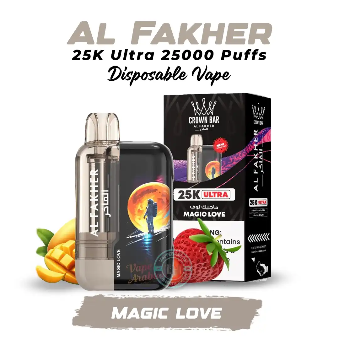 Al Fakher 25K Ultra Disposable Vape 25000 Puffs Magic Love in Dubai Al Fakher 25K Ultra Disposable Vape 25000 Puffs Magic Love in Dubai